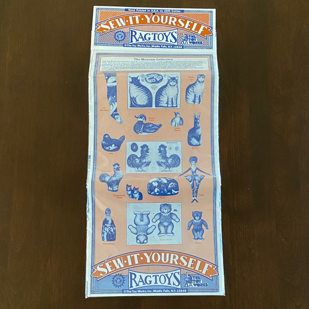 Sew It Yourself Rag Toys - Cheshire Cat